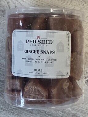 New X-Large Red Shed Wax Melts Ginger Snaps 16oz
